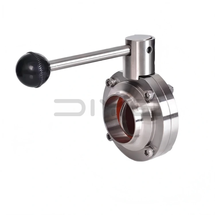 Leichte SMS-Sanitär-Absperrklappe