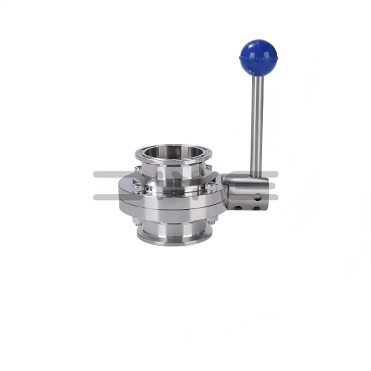 Sanitär-Klemm-Absperrklappe